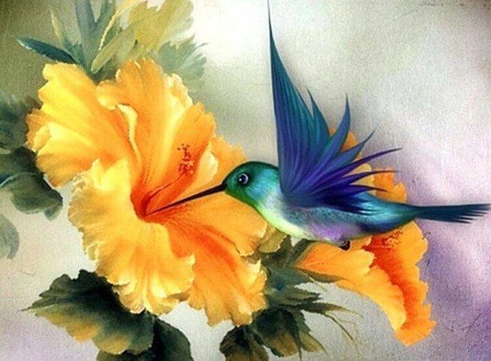 Humming Bird Diamond Painting - diamond-painting-bliss.myshopify.com