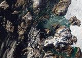 Iceberg Towers Over Greenland Village - diamond-painting-bliss.myshopify.com