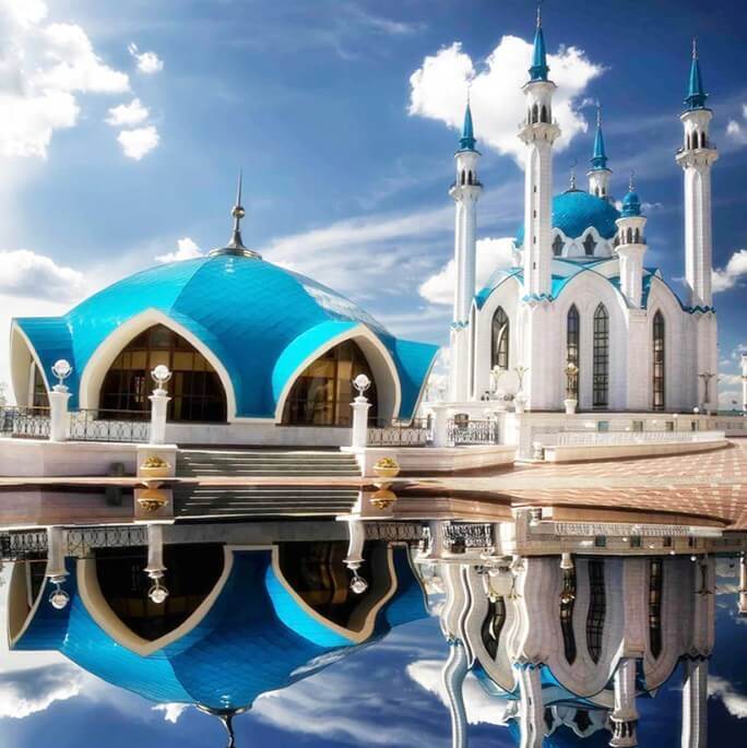 Kazan Kremlin, Qolsharif Mosque DIY Painting - diamond-painting-bliss.myshopify.com