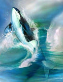 Killer Whale - Paint by Diamonds - diamond-painting-bliss.myshopify.com