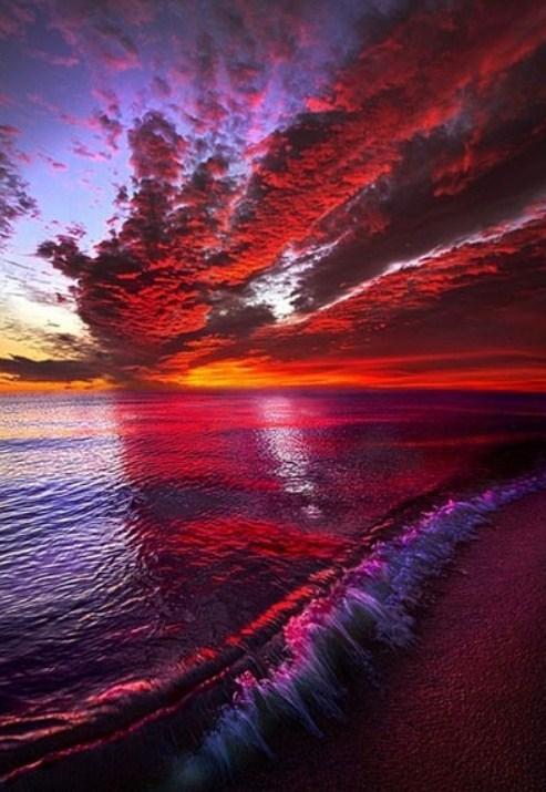 Lake Michigan Sunset - Paint by Diamonds - diamond-painting-bliss.myshopify.com