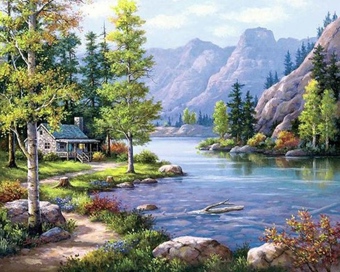 Landscape Scenery - Diamond Painting - diamond-painting-bliss.myshopify.com