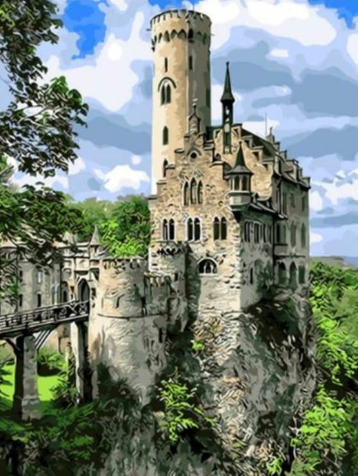 Lichtenstein Castle - diamond-painting-bliss.myshopify.com