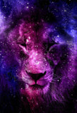 Lion Painting with Galaxy Background - diamond-painting-bliss.myshopify.com