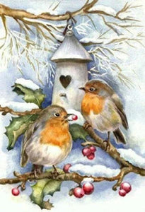 Little House of Snow Birds - diamond-painting-bliss.myshopify.com