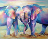 Loving Elephants - Paint by Diamonds - diamond-painting-bliss.myshopify.com