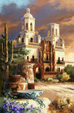 Mexican Church - Paint with Diamonds - diamond-painting-bliss.myshopify.com
