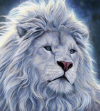 Mighty White Lion - diamond-painting-bliss.myshopify.com