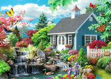 Mini Waterfall & Beautiful House - diamond-painting-bliss.myshopify.com