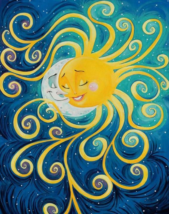 Moon & Sun in Love Diamond Painting - diamond-painting-bliss.myshopify.com