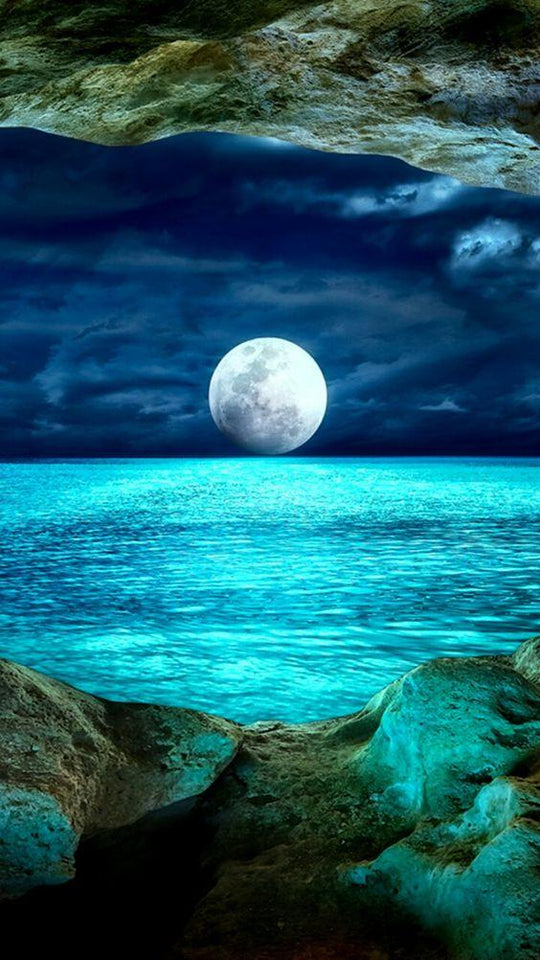 Moonlight on water - diamond-painting-bliss.myshopify.com