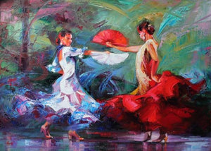 Mother and daughter dance by Eva Szakacs - diamond-painting-bliss.myshopify.com