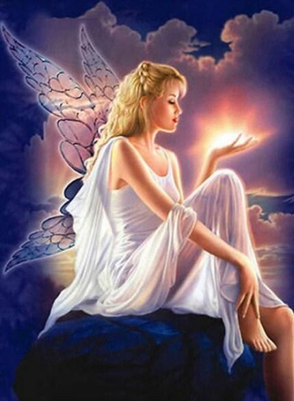 Mystical Angel Diamond Painting - diamond-painting-bliss.myshopify.com