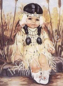 Native American child Diamond Painting - diamond-painting-bliss.myshopify.com