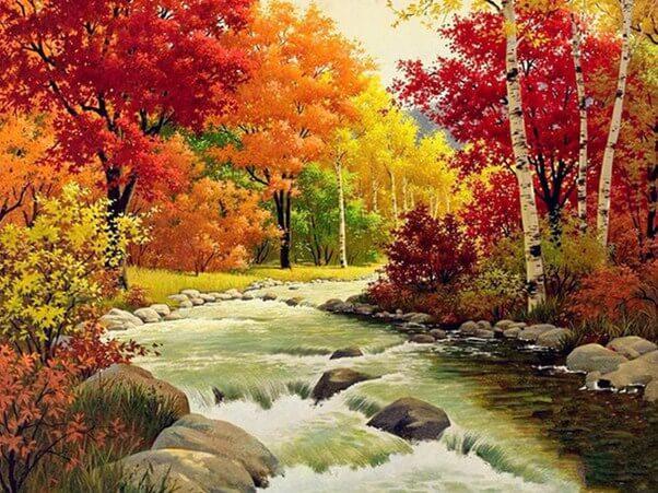 Nature View Diamond Painting Kit - diamond-painting-bliss.myshopify.com