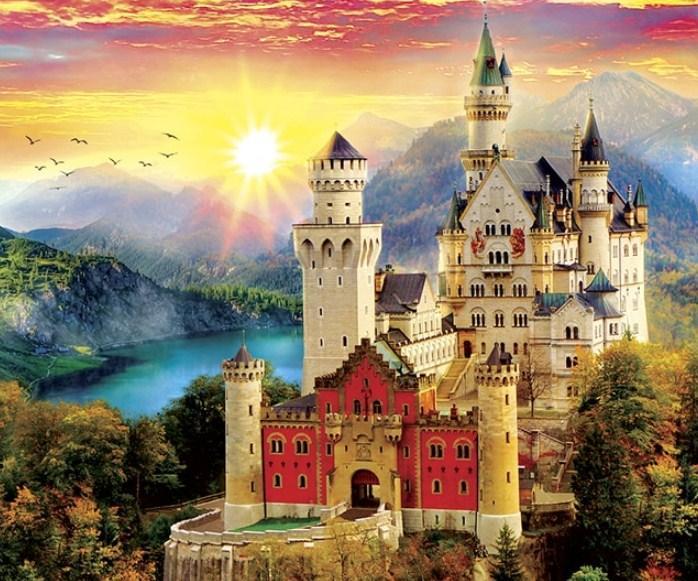 Neuschwanstein Castle - Paint with Diamonds - diamond-painting-bliss.myshopify.com