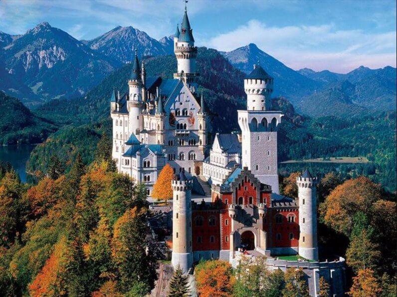 Neuschwanstein Castle Germany - diamond-painting-bliss.myshopify.com