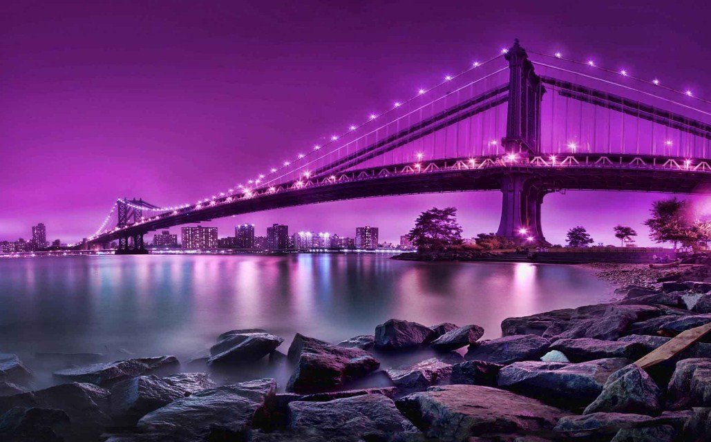 New York City Manhattan Bridge - diamond-painting-bliss.myshopify.com