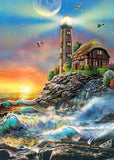 Ocean Waves & Light House - diamond-painting-bliss.myshopify.com