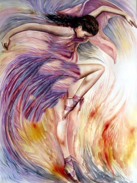 Passionate Dancer by Christiane Vleugels - diamond-painting-bliss.myshopify.com
