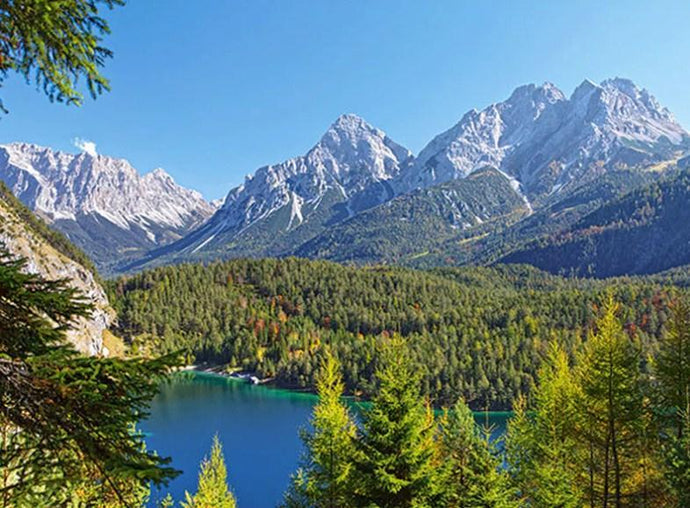 Peaceful Mountains - Diamond Painting Kit - diamond-painting-bliss.myshopify.com