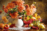 Pears, Apples & Floral Vase - diamond-painting-bliss.myshopify.com
