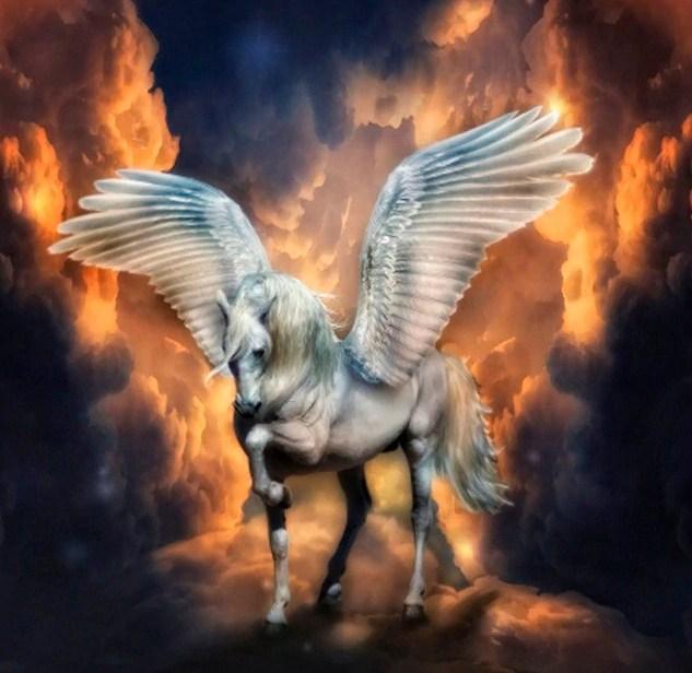 Pegasus Fire Diamond Painting - diamond-painting-bliss.myshopify.com