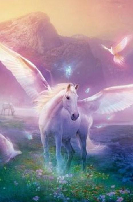 Pegasus Mythological Unicorn - Paint with Diamonds - diamond-painting-bliss.myshopify.com