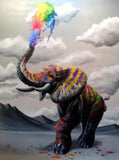 Rainbow Elephant by Michael Summers - diamond-painting-bliss.myshopify.com
