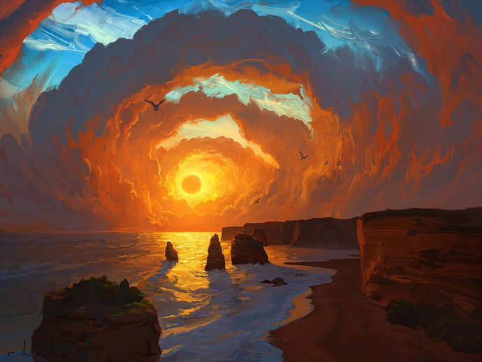 Rhads Beach Art - DIY Diamond Painting Kit - diamond-painting-bliss.myshopify.com