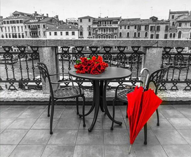 Roses & Umbrella DIY Painting - diamond-painting-bliss.myshopify.com