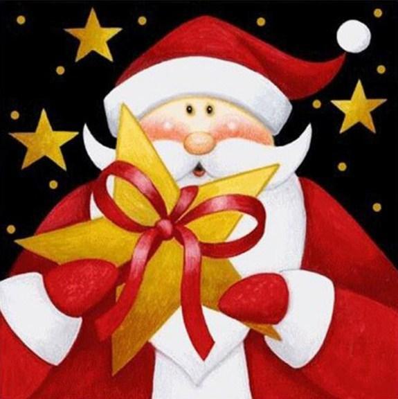 Santa Claus Christmas Card - diamond-painting-bliss.myshopify.com