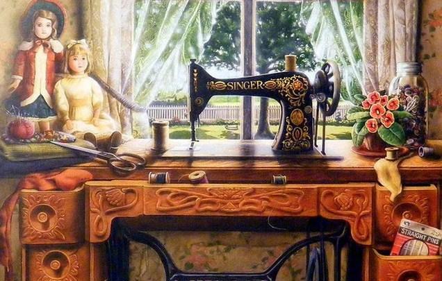 Sewing-machine 5D Diamond Painting - diamond-painting-bliss.myshopify.com