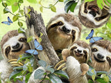 Sloth Family Diamond Painting Kit - diamond-painting-bliss.myshopify.com