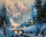 Snowy Landscape - Diamond Painting Kit - diamond-painting-bliss.myshopify.com