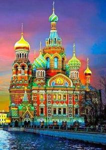 St Petersburg Cathedral Moscow - diamond-painting-bliss.myshopify.com