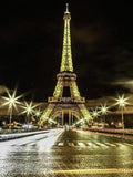 Stunning Eiffel Tower in Night Lights - diamond-painting-bliss.myshopify.com