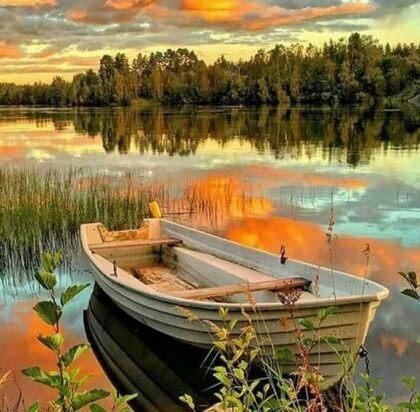 Sunset Lake View - diamond-painting-bliss.myshopify.com