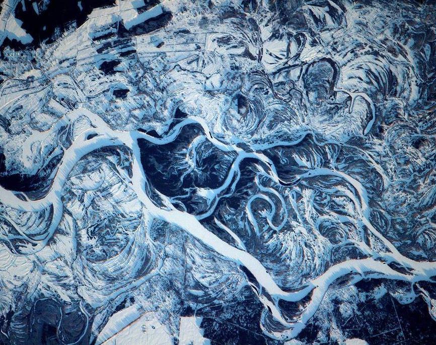The Frozen Wild Dnieper River - diamond-painting-bliss.myshopify.com