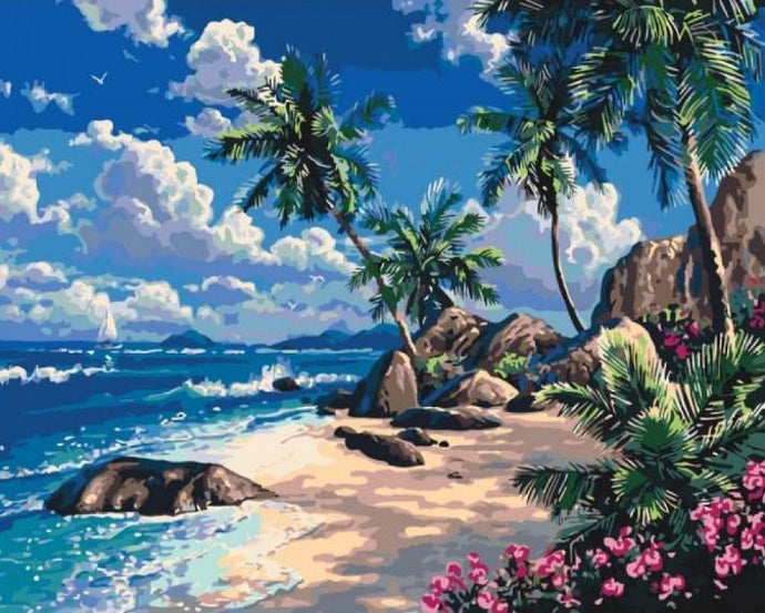 Tropical Paradise - Diamond Painting Kit - diamond-painting-bliss.myshopify.com