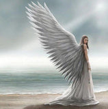 White Angel Girl - diamond-painting-bliss.myshopify.com