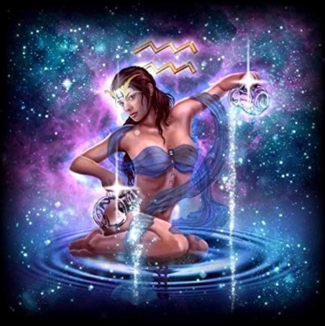Zodiac Aquarius - Paint by Diamonds - diamond-painting-bliss.myshopify.com