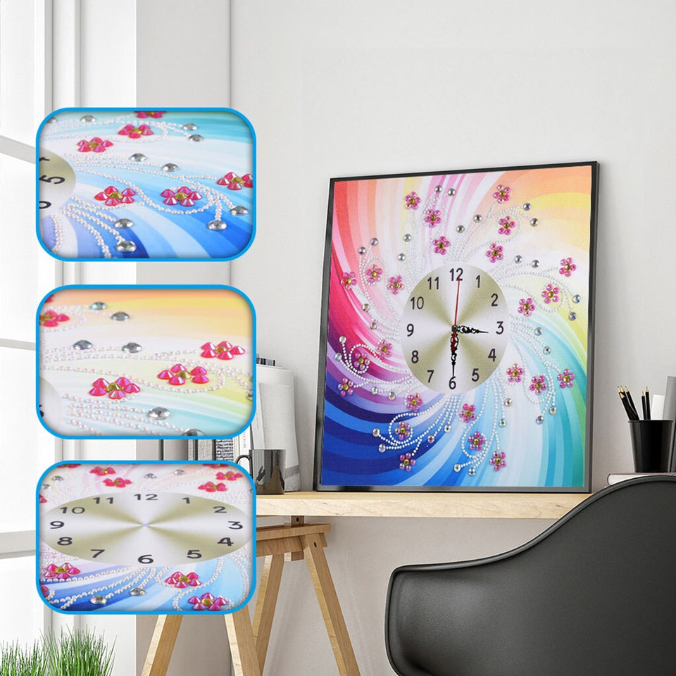 4Pcs Set Colorful Clocks