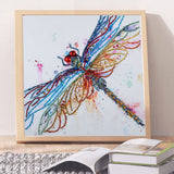 Dragonfly Painting Colorful