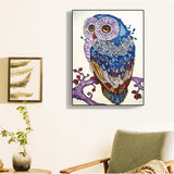 Colorful Owl On Branch