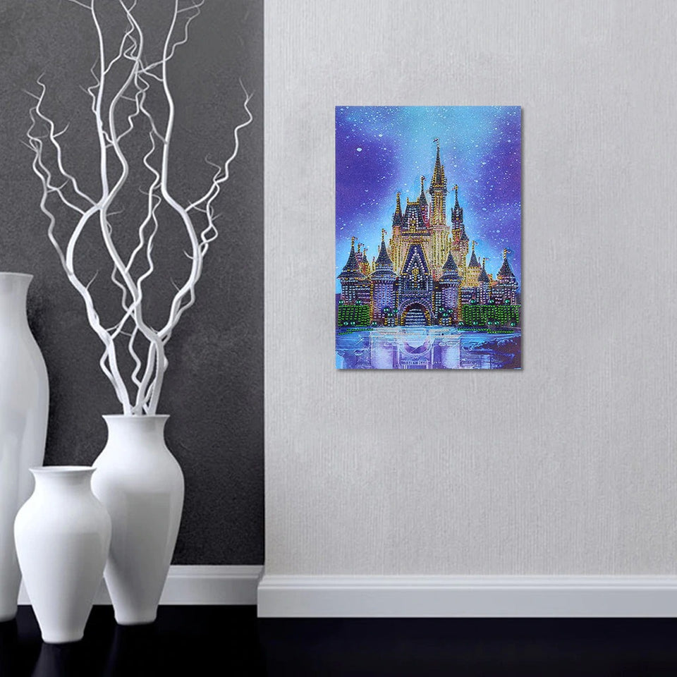 Colorful Castle Painting