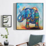 Colorful Elephant Painting