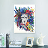 Romantic Lion Painting