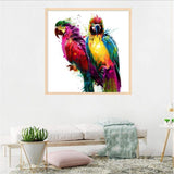 Colorful Parrot Painting