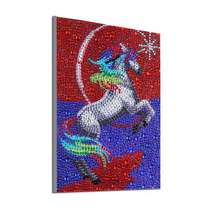 Running Unicorn Colorful Painting